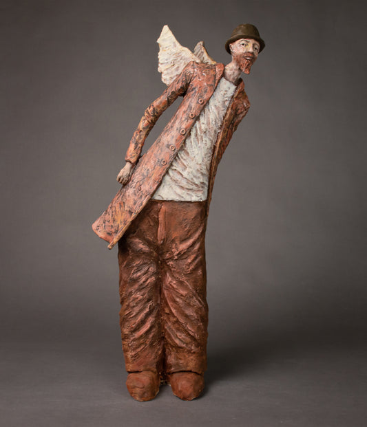 Ange dans un caissier de bowling